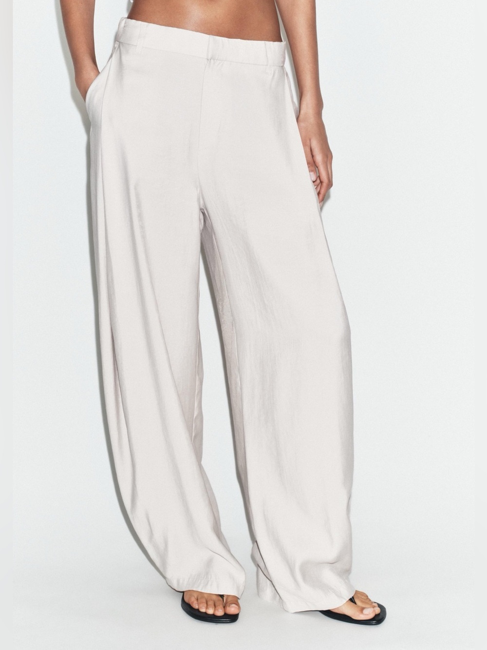 zara kids beige/cream trousers